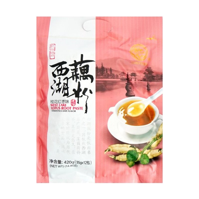 莲峰 西湖藕粉 桂花红枣味 420g
